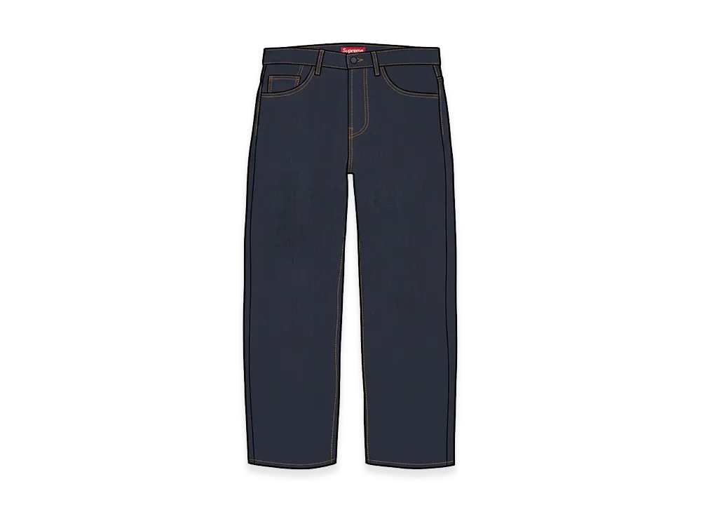Supreme Rigid Loose Fit Selvedge Jean "Rigid Indigo" (26FW)