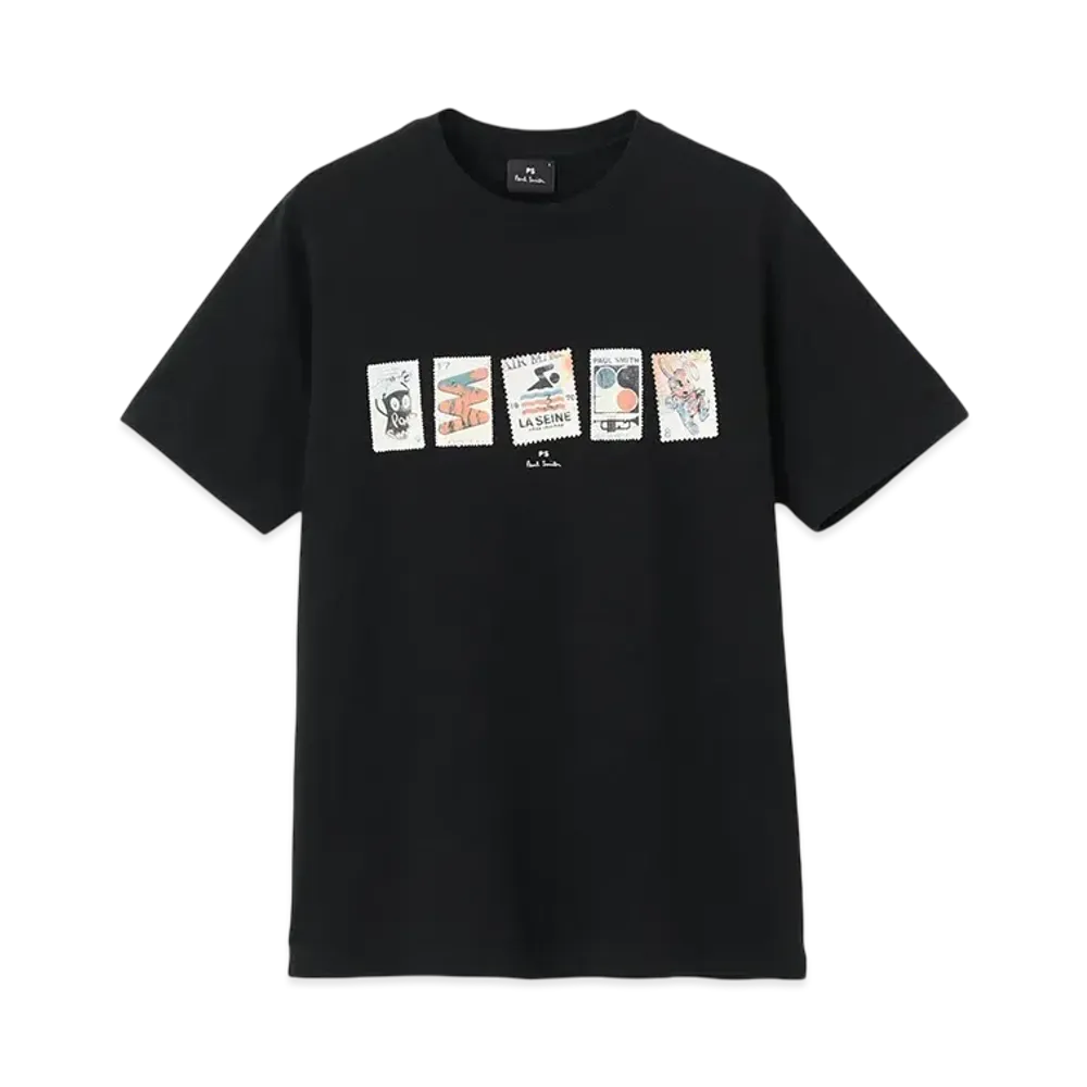 Paul Smith Stamp Tee "Black"