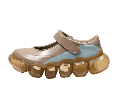 grounds JEWELRY COCOON "Beige Pale Blue Enamel/Dirty Brown"