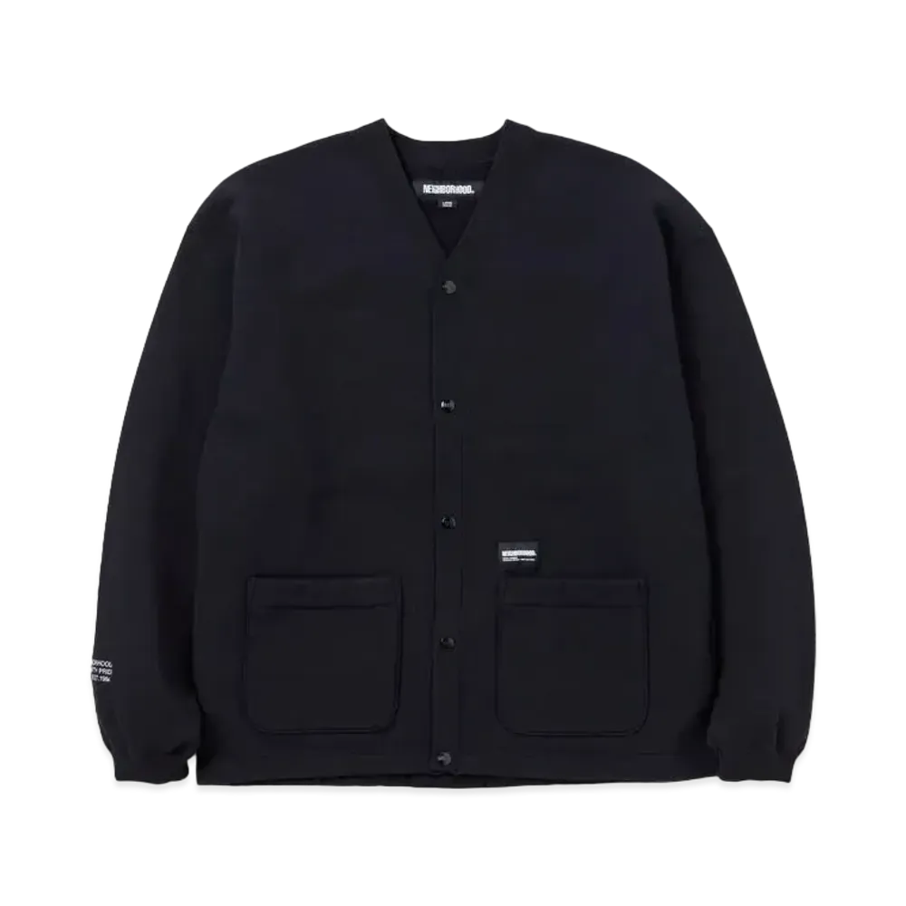 NEIGHBORHOOD Plain Sweatcardigan LS "Black"