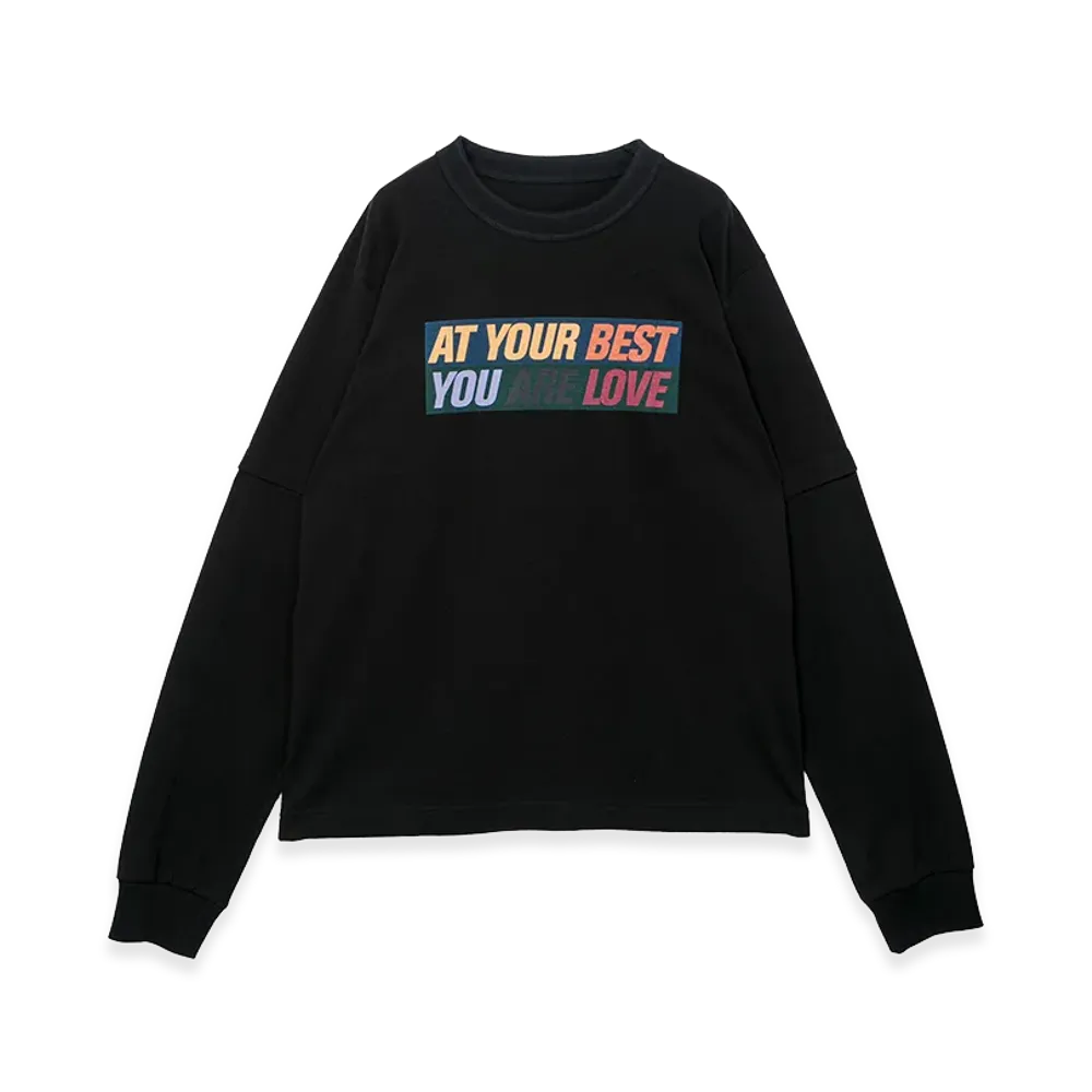 sacai Print L/S T-Shirt "Black"