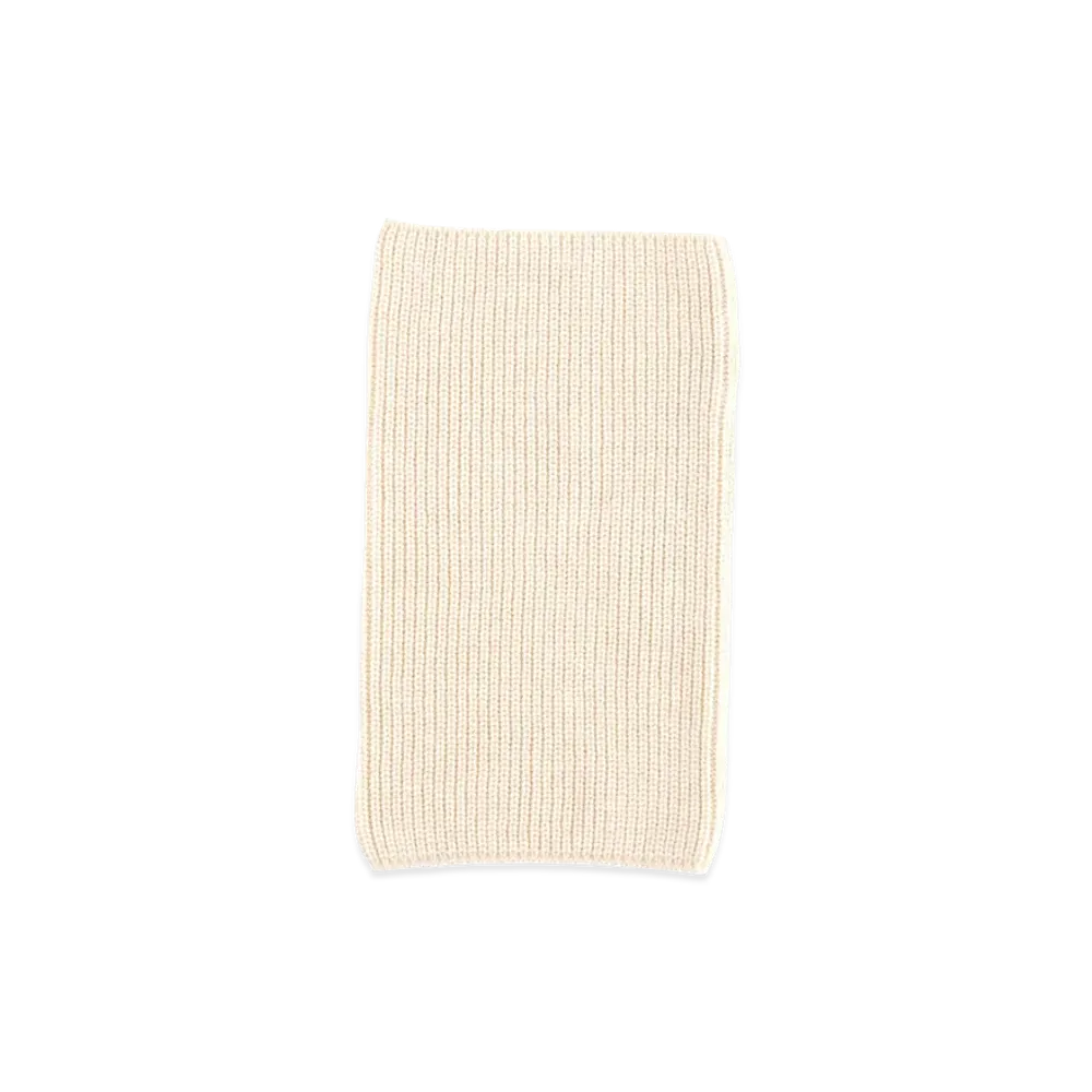 LEMAIRE Snood Scarf "White"