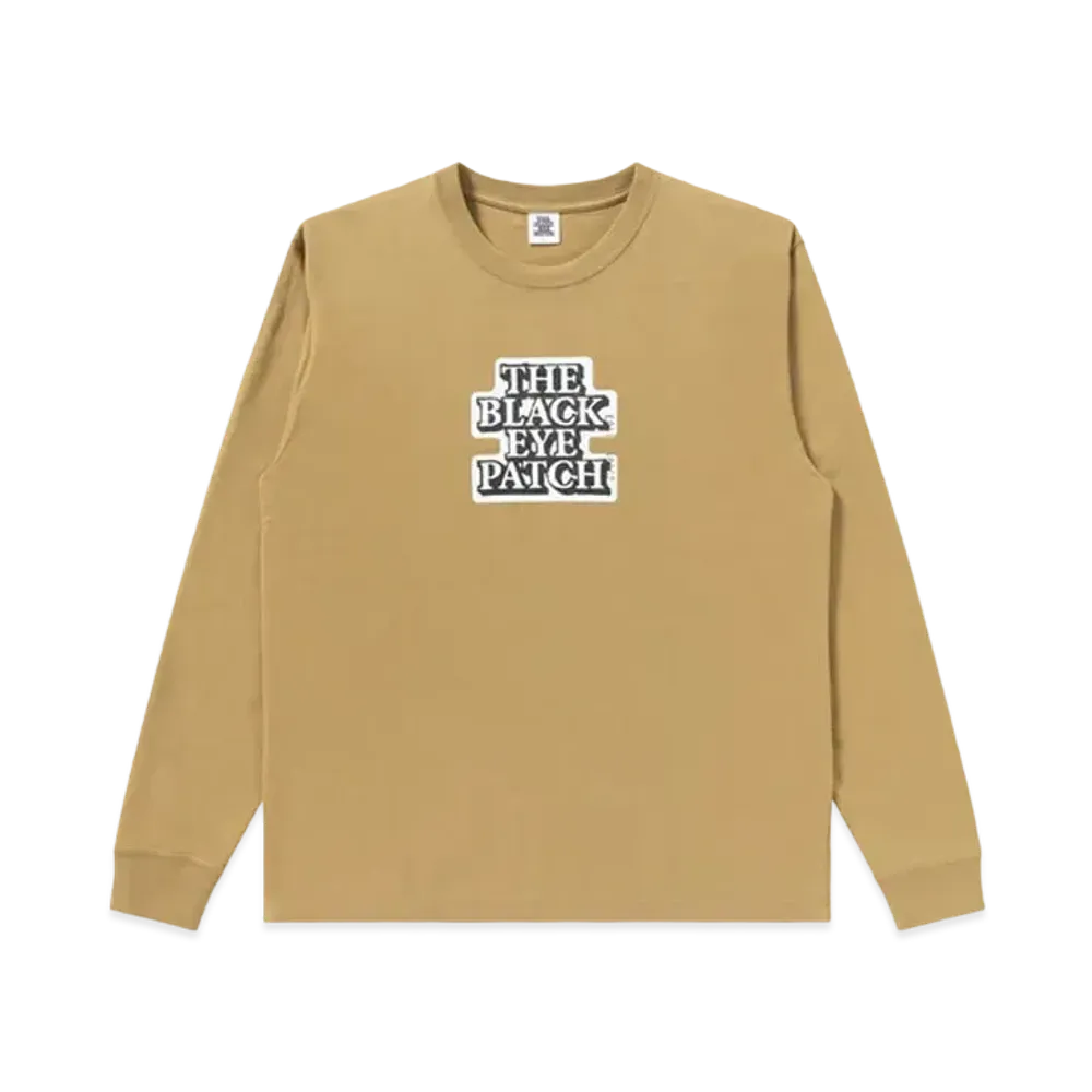 Black Eye Patch OG Label L/S Tee "Sand"