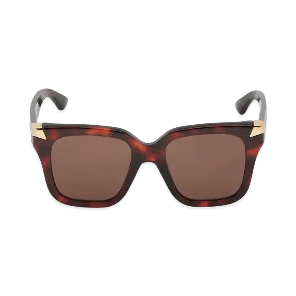 Alexander McQUEEN Punk Rivet Oversized Sunglasses "Brown"