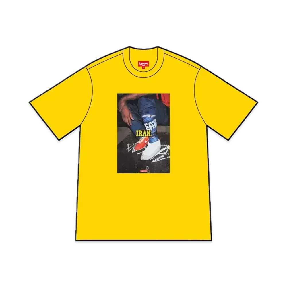 シュプリーム x アイラック キャスト Tシャツ "イエロー"