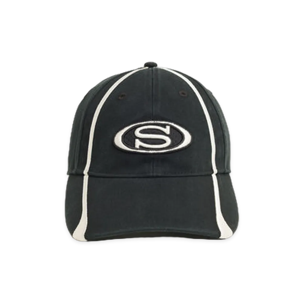 Stussy S Oval Cap "Black"