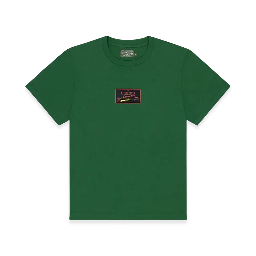 DENIM TEARS Jim Crow Hunt Tee "Green"