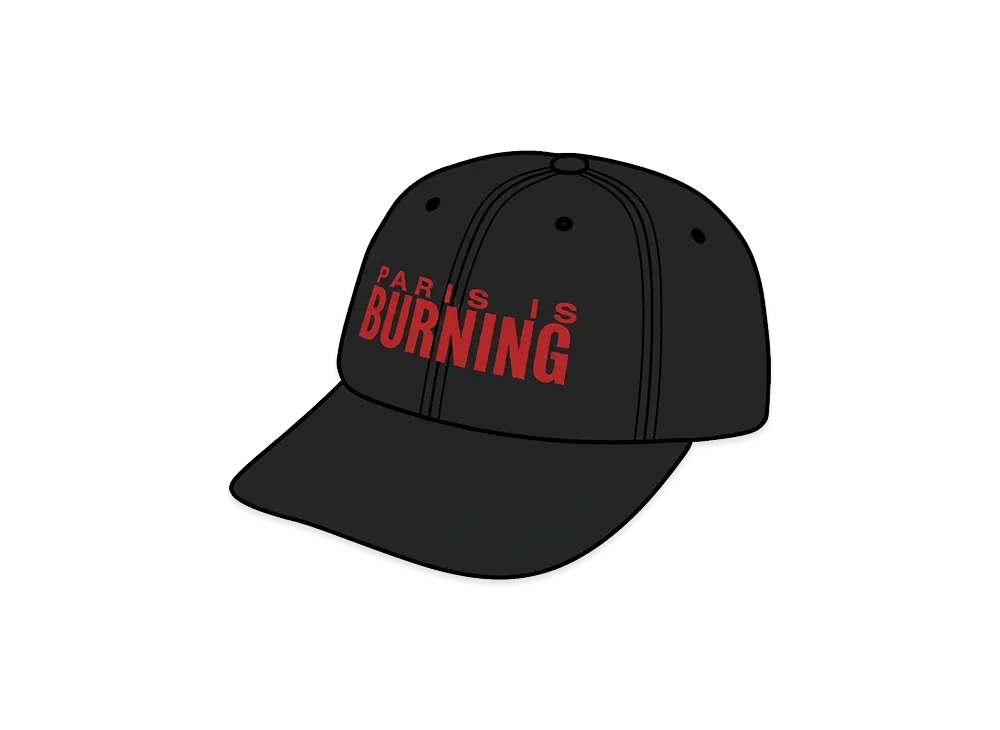 Supreme Paris Is Burning 6-Panel "Black"
