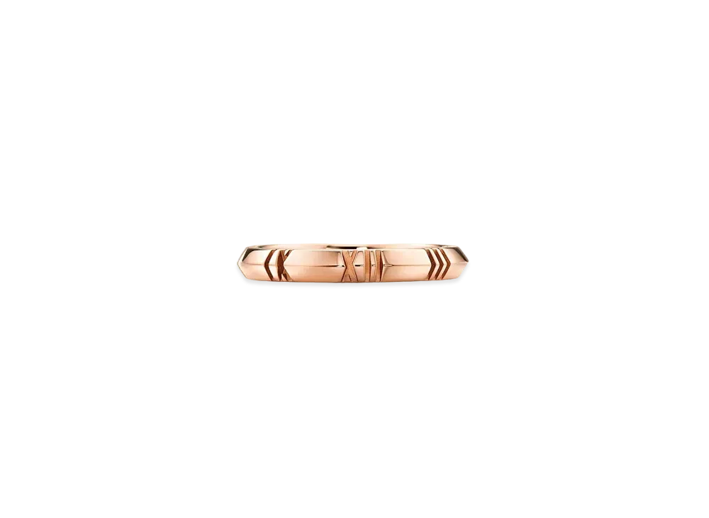 Tiffany & Co. X Closed Narrow Ring 18K "Rose Gold"
