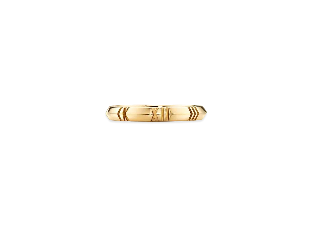 Tiffany & Co. X Closed Narrow Ring 18K "Yellow Gold"