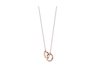 Tiffany & Co. Atlas X Closed Interlocking Pendant "Rose Gold"