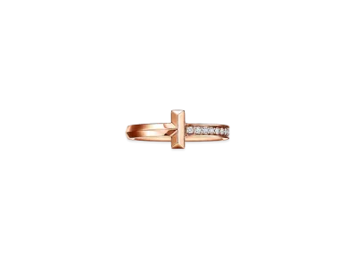 Tiffany & Co. Tiffany T T1 Ring 2.5 mm "Rose Gold/Diamond"