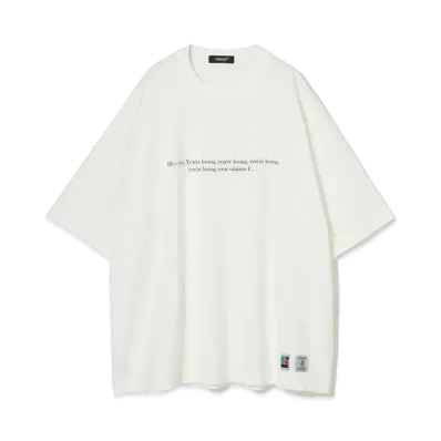 UNDERCOVER Cotton T-shirt "Off White"