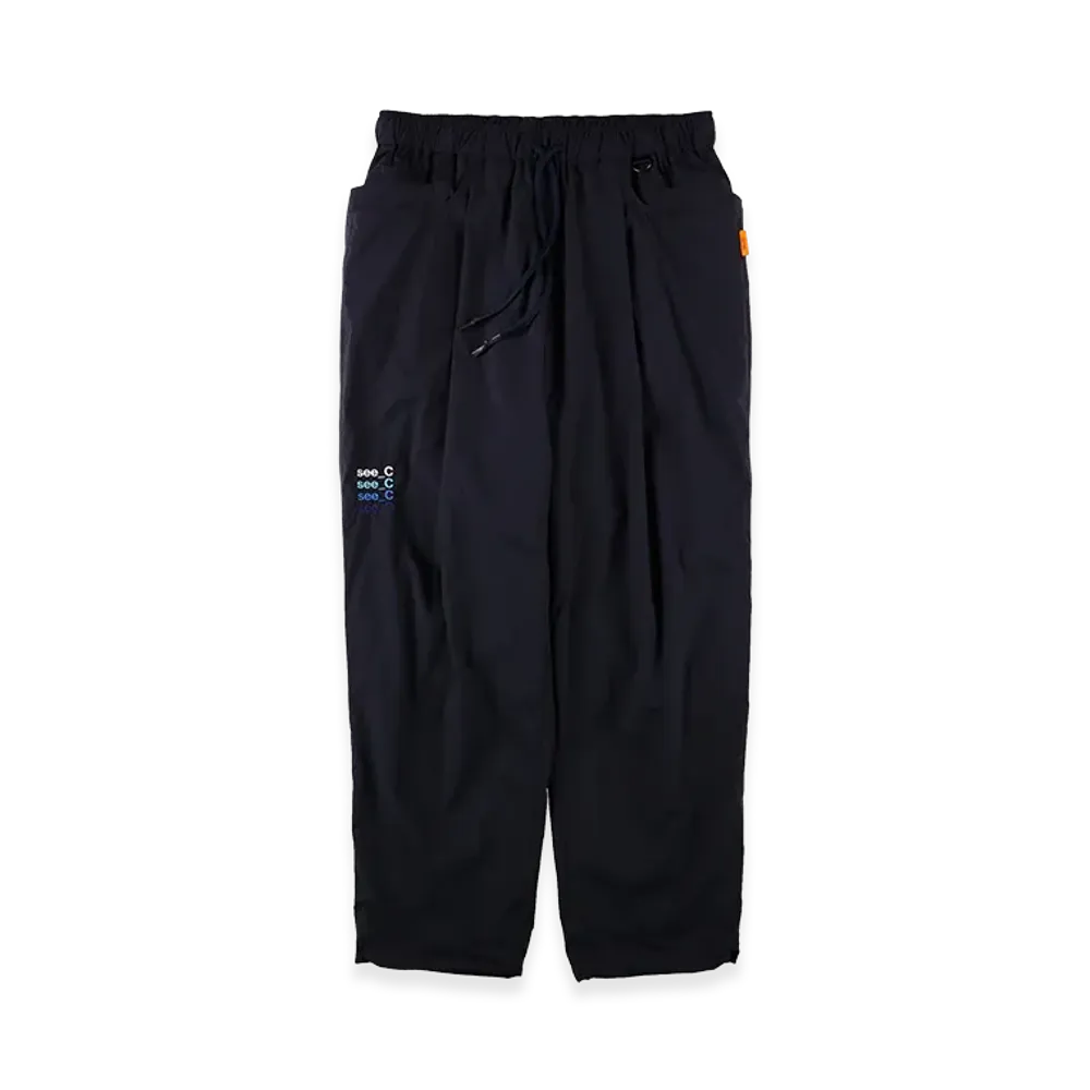 SEE SEE x eye_C x Reebok x URBAN RESEARCH Wide Tapered Easy Pants "Navy"