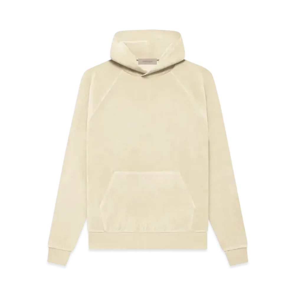 FEAR OF GOD ESSENTIALS Velour Hoodie "Egg Shell"