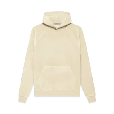 FEAR OF GOD ESSENTIALS Velour Hoodie "Egg Shell"