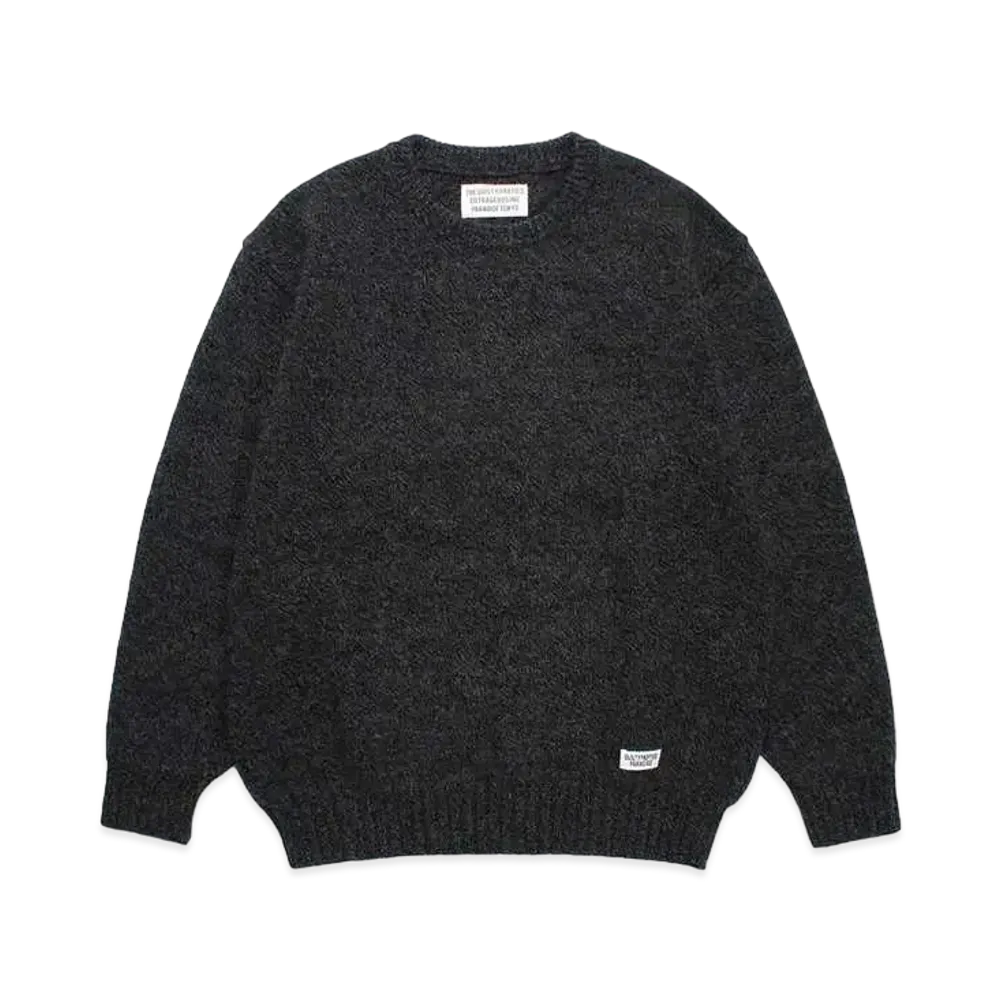WACKO MARIA Classic Knit Sweater "Charcoal"