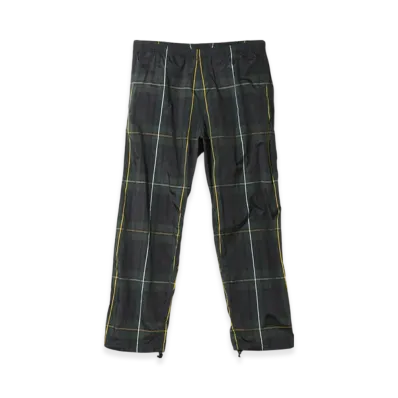 NEEDLES W.U Pant - Polyester Tartan Plaid "Green"