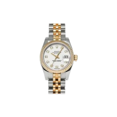 ROLEX Lady-Datejust 10P Diamonds "White/Stainless Steel/Yellow Gold"