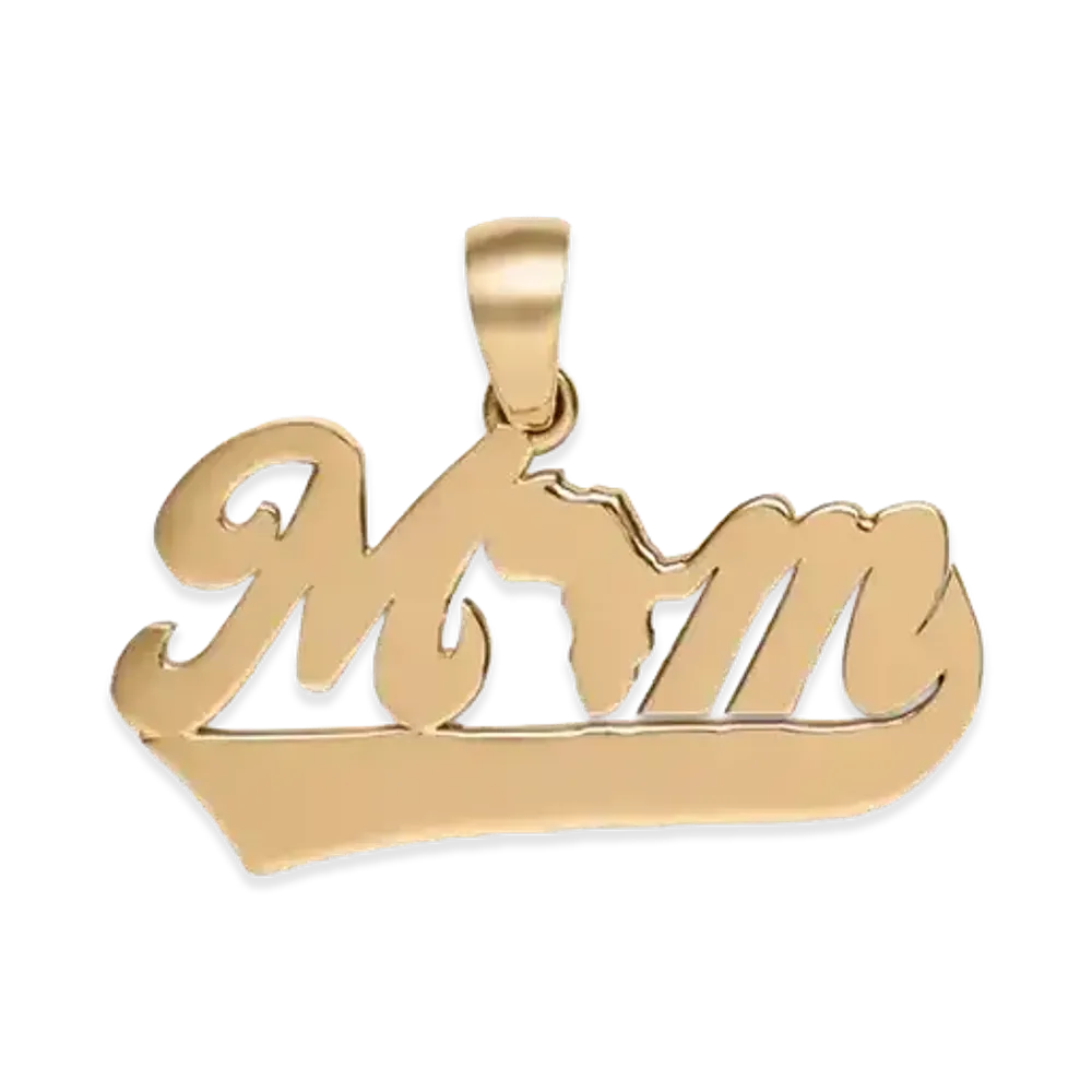 DENIM TEARS Mom Pendant "Gold"
