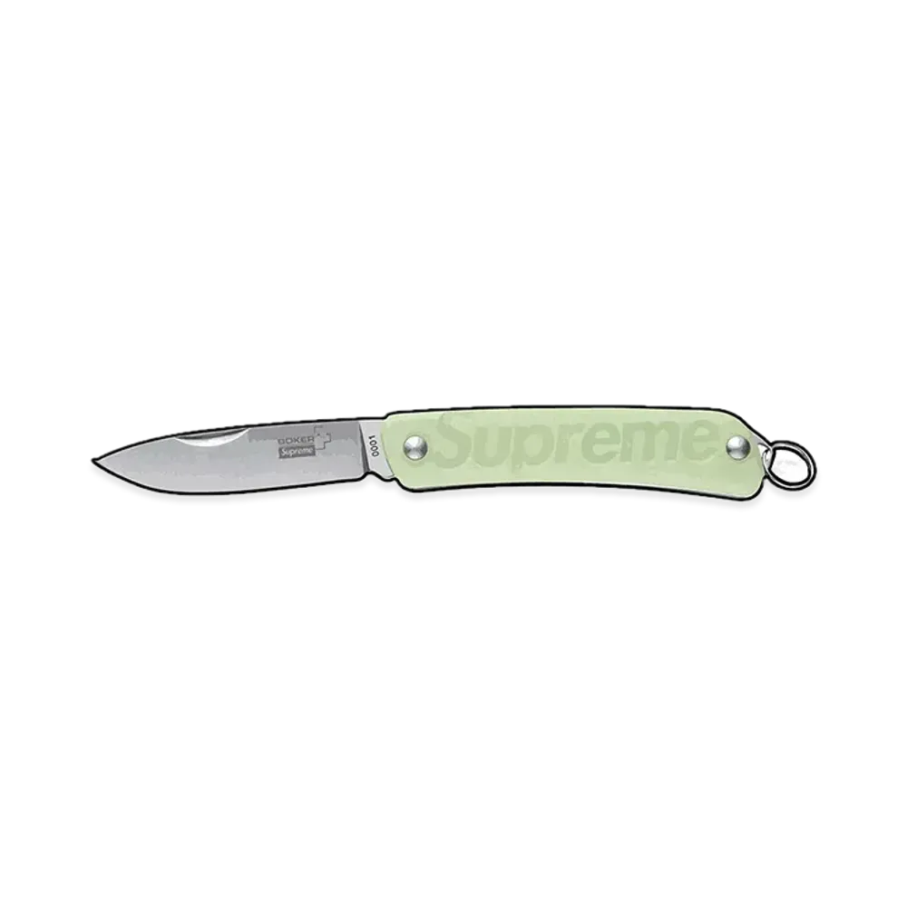 Supreme Boker Glow-in-the-Dark Keychain Knife "Glow in the Dark"