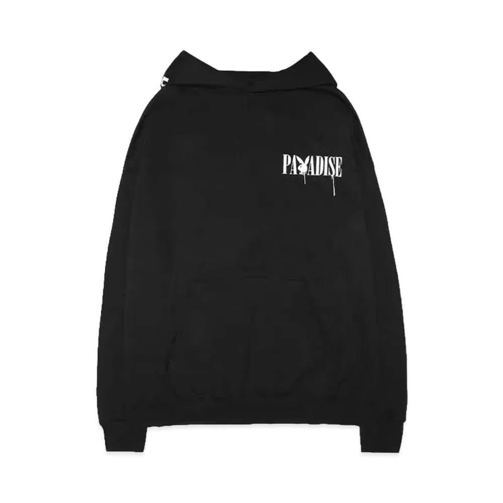 TAIN DOUBLE PUSH PARADICE HOODIE "BLACK"