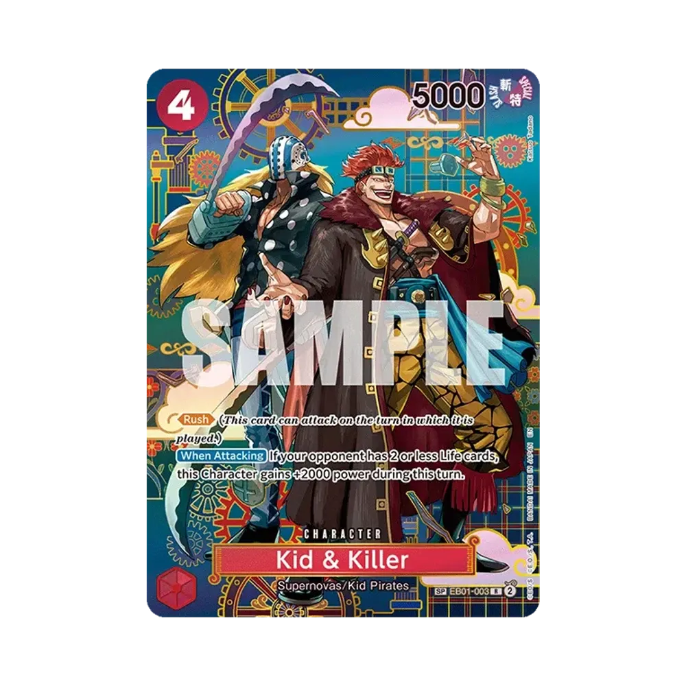 キッド&キラー R-SPC [EB01-003]【英語版】(ブースターパック「蒼海の七傑」)