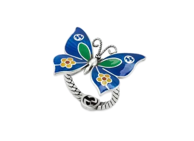 GUCCI Butterfly Ring Silver "Silver"