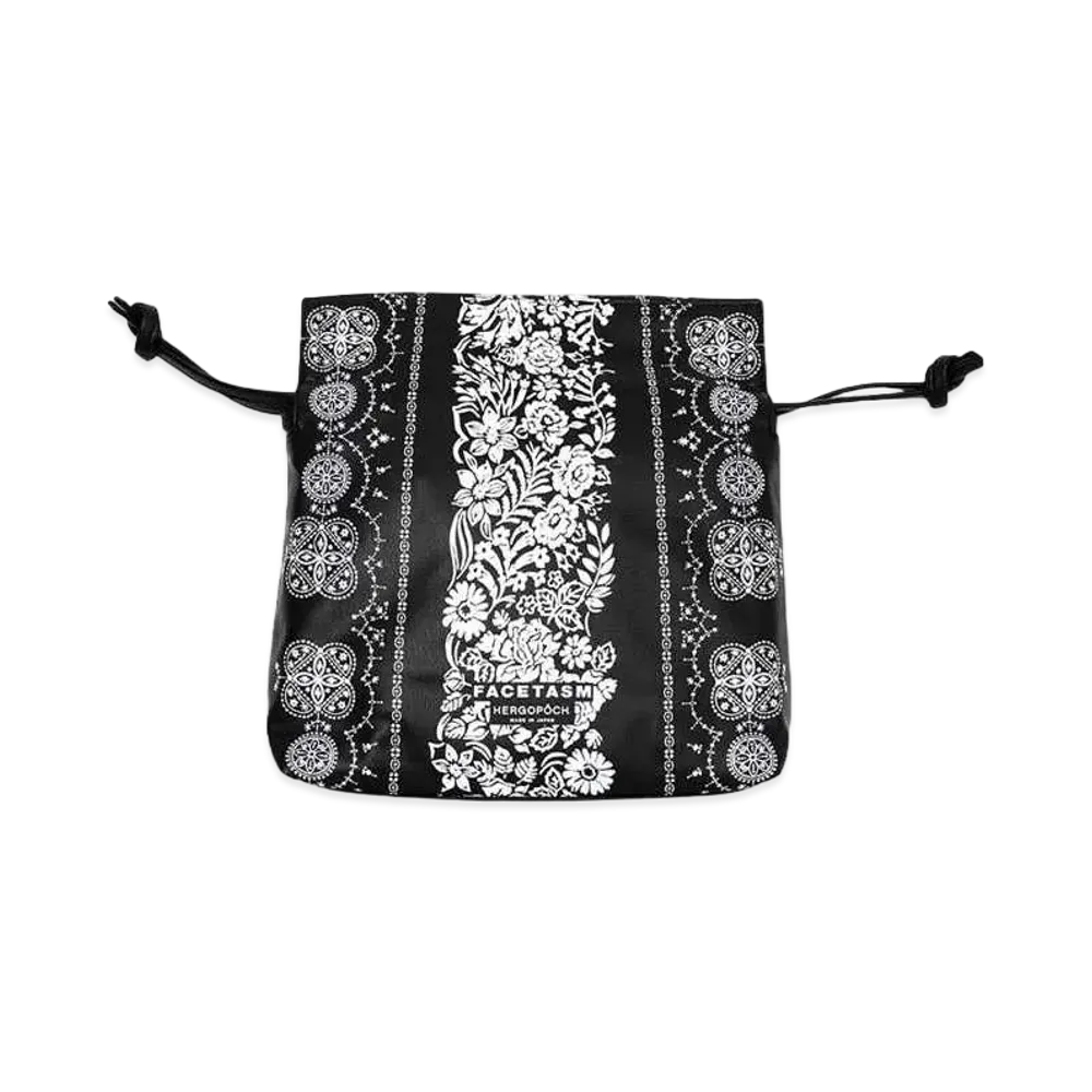 HERGOPOCH x FACETASM DRAWSTRINGS BAG "BANDANA"