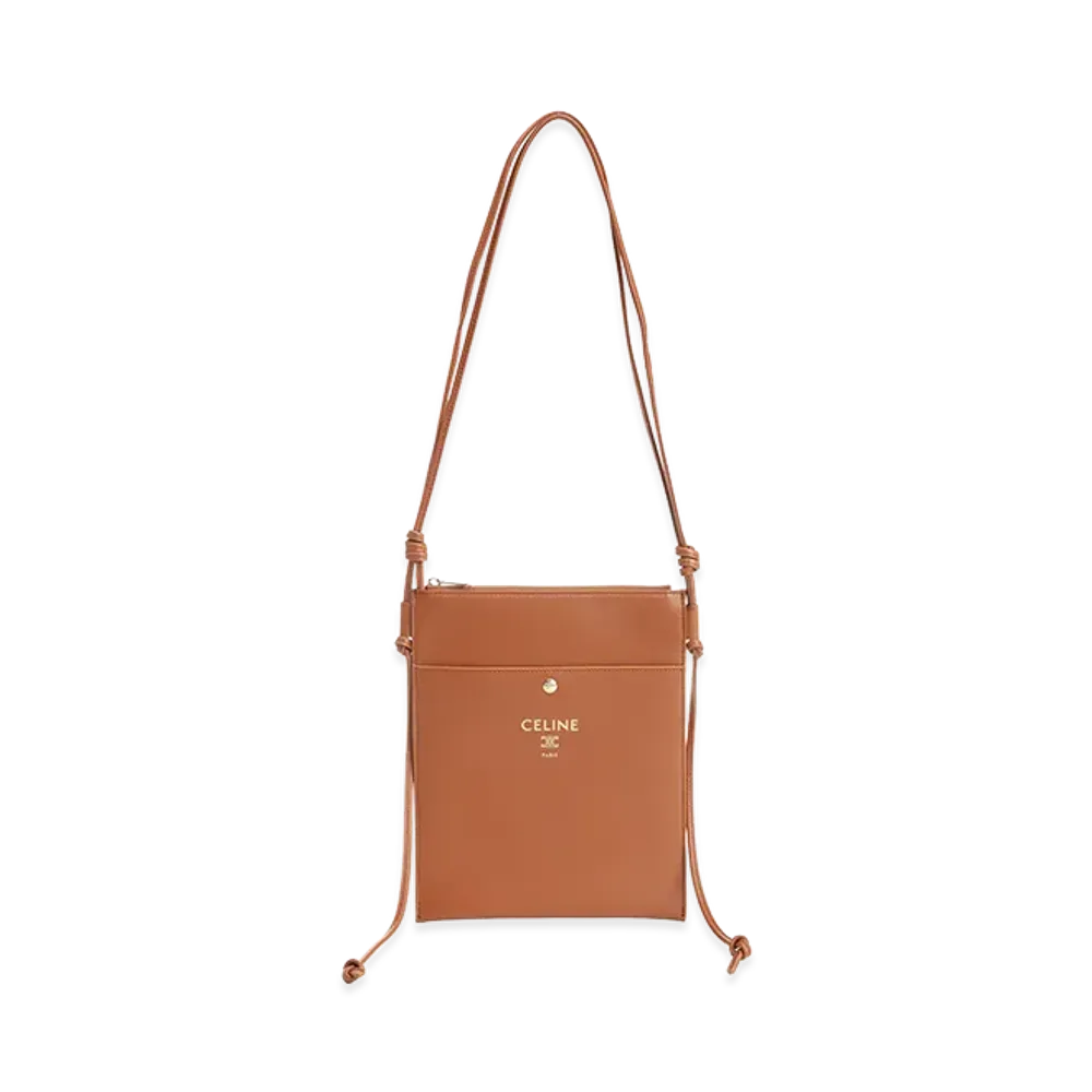 CELINE Women's "Sharp" Clutch "Brown"