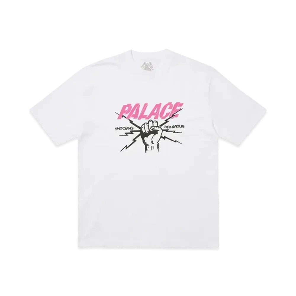 PALACE Shocking Behaviour T-Shirt "White"