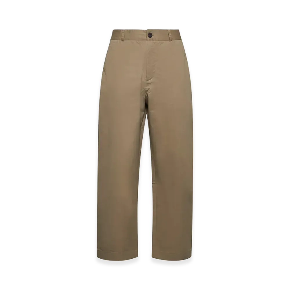 STUDIO NICHOLSON Slim Curved Leg Pant "Beige"