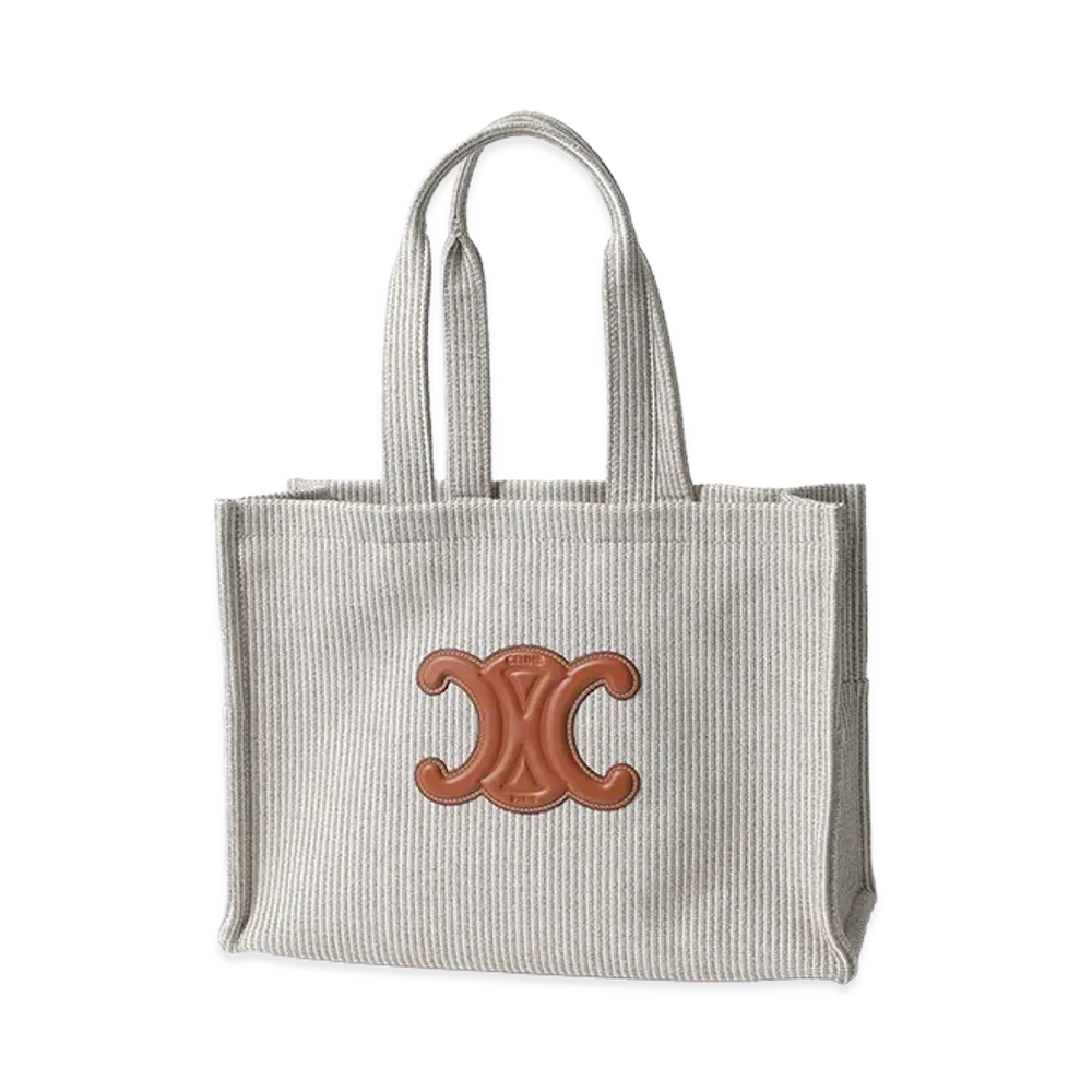 CELINE Large Cabas Thais Tote Bag "Beige/Tan"