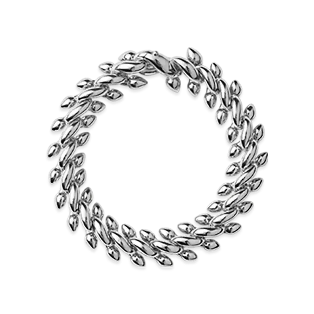 Burberry Spear Chain Bracelet "Silver"