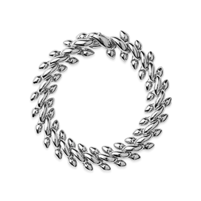 Burberry Spear Chain Bracelet "Silver"