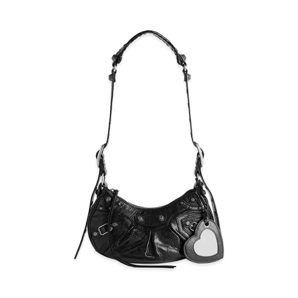 BALENCIAGA Women's Le Cagole Shoulder Bag XS "Black"