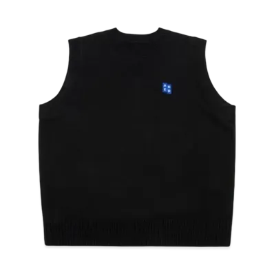 ADERERROR Tag Knit Vest 01 "Black"