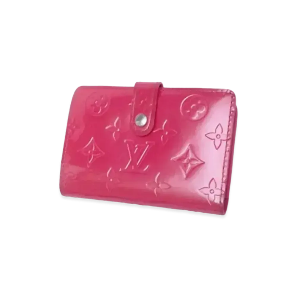 Louis Vuitton Bie Viennois Coin Purse Monogram Vernis "Framboise"