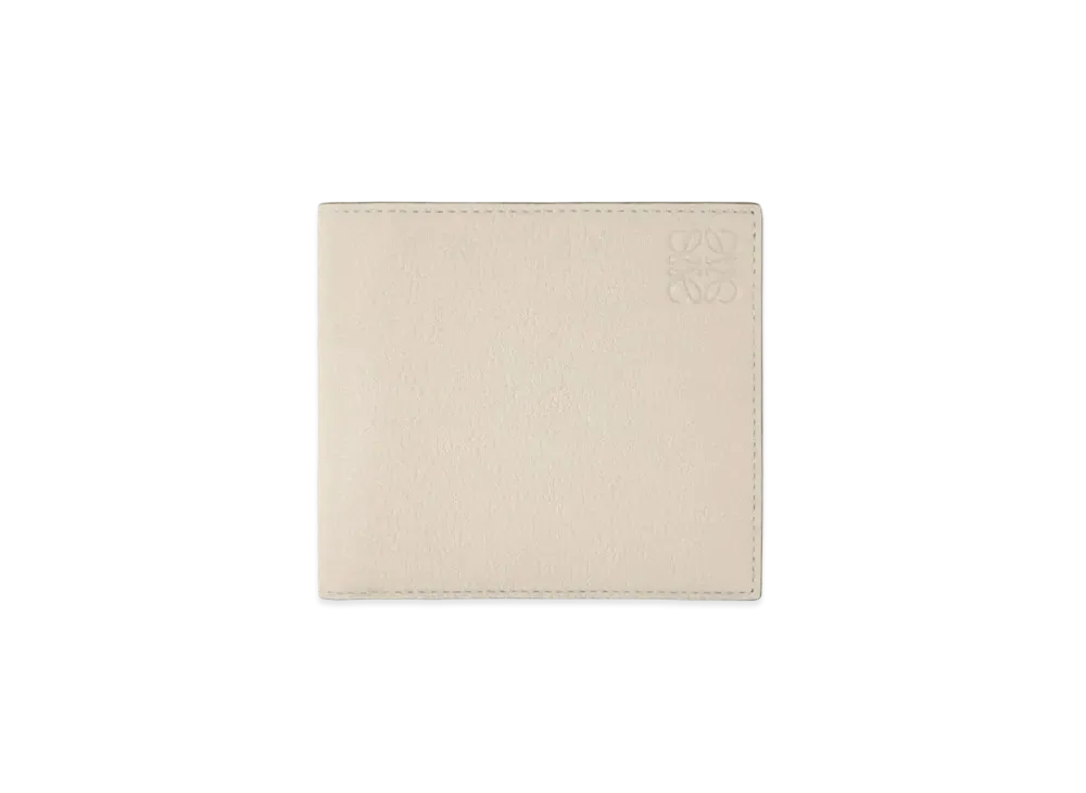 LOEWE Bifold Wallet In Soft Grained Calfskin "Light Oat"