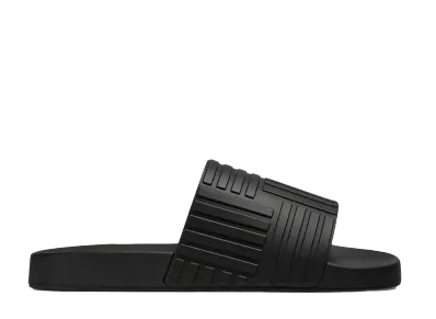 Bottega Veneta Rubber Slides "Black"