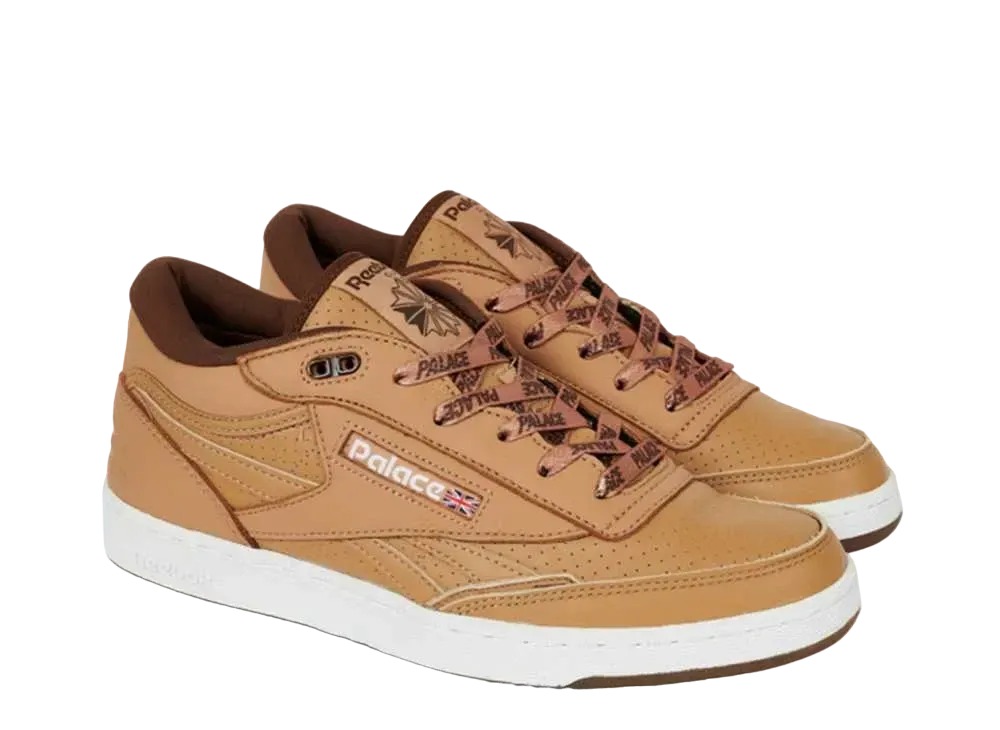 Palace × Reebok Club C Mid II Revenge "Brown"
