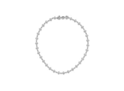 GUCCI Flora White Gold Necklace Diamond "White Gold"