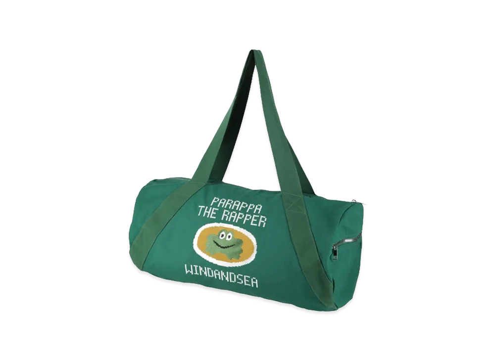 WIND AND SEA x Parappa The Rapper Gym Bag "Green"