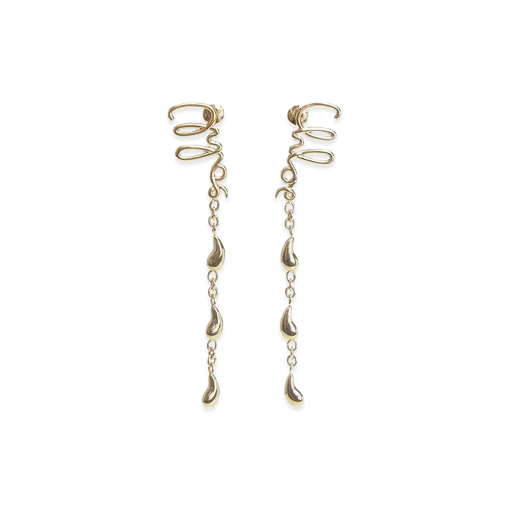 Chloe Women's Iconic Drop Earrings "Gold"