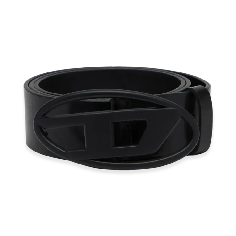 Diesel B-1Dr Cow Leather Belt "Black"