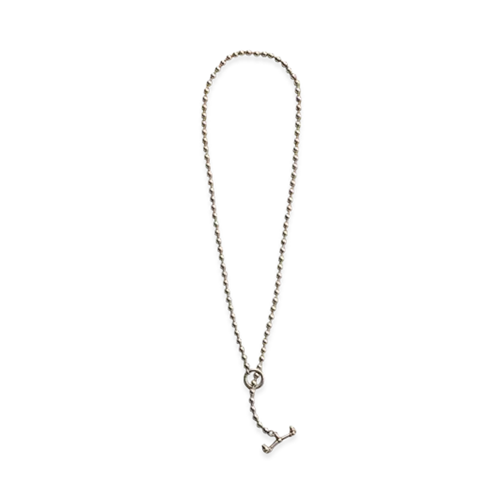 NICENESS B.Drew Sterling Silver Ball Chain Necklace "Silver"