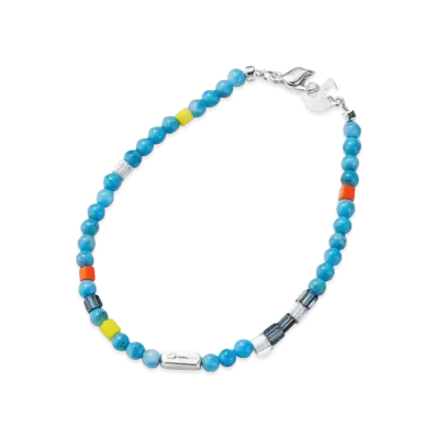 GARNI Mix Beads Bracelet "BLUE"