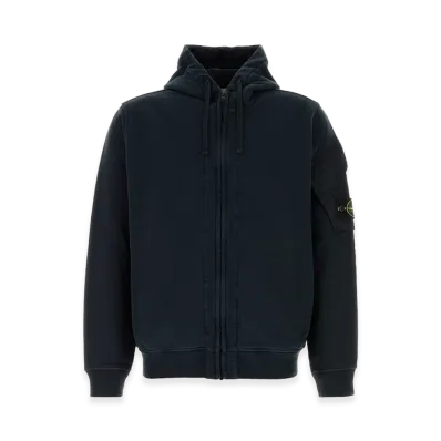 Stone Island Cotton Sweatshirt "Midnight Blue"