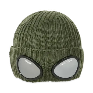 PALACE x C.P. COMPANY Google Beanie "Olive"