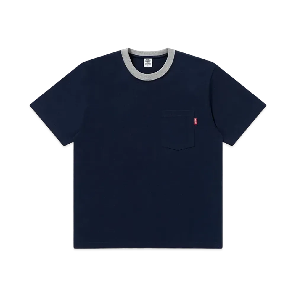 BlackEyePatch HWC Pocket Ringer Tee "Navy"